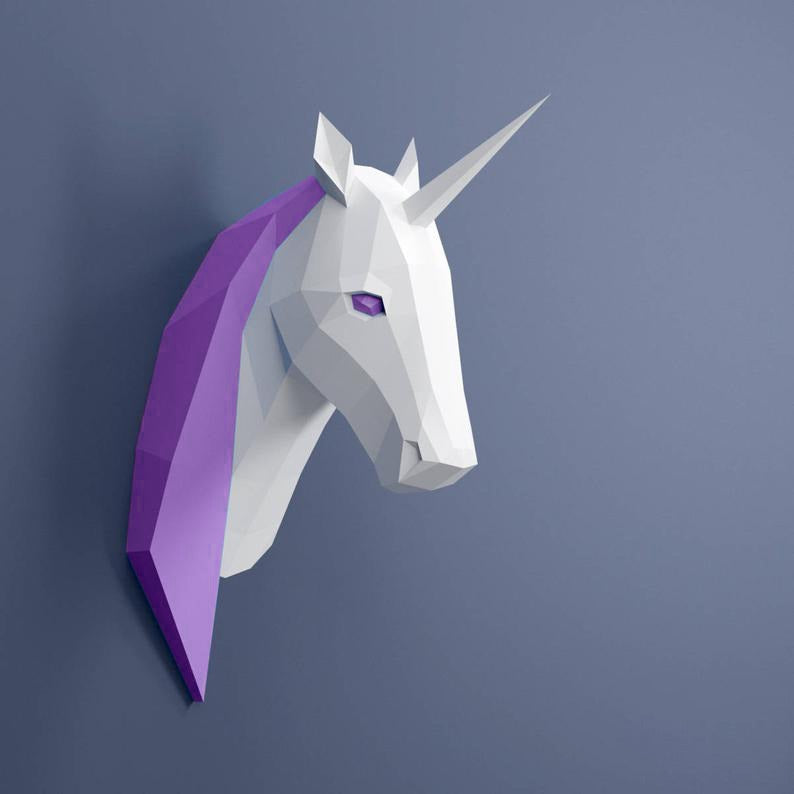 DIY Unicorn 3D Origami