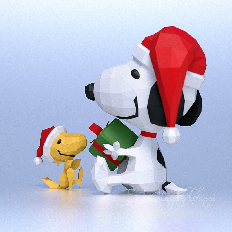 DIY Snoopy 3D Origami