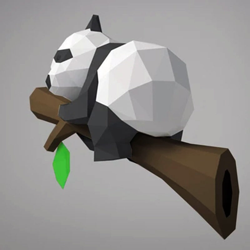Three-Dimensional Origami Of Pandas