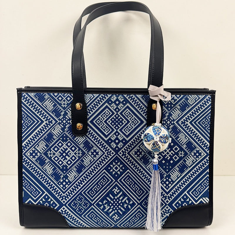 Zhuang brocade square bag - 我的商店