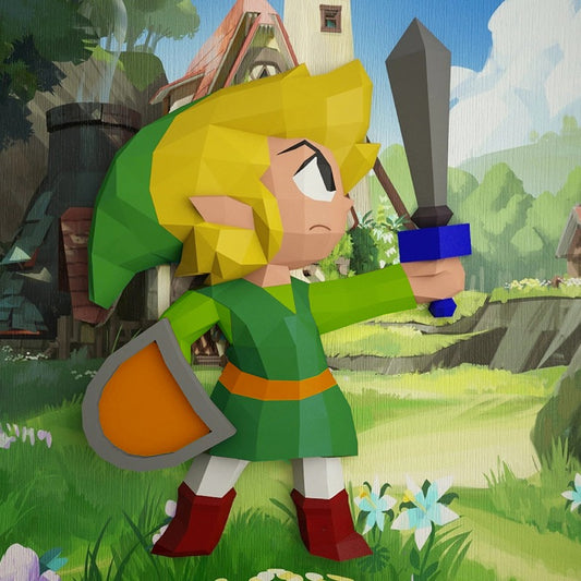DIY The Legend Of Zelda 3D Origami By Hand