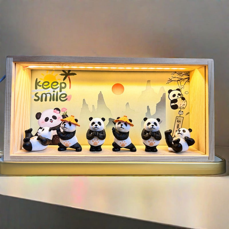 Panda-themed night lights - 我的商店