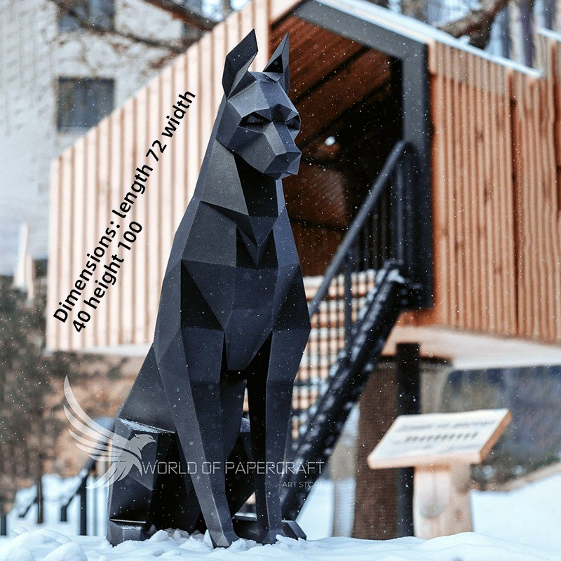 DIY 3D Origami Of Poodles By Hand