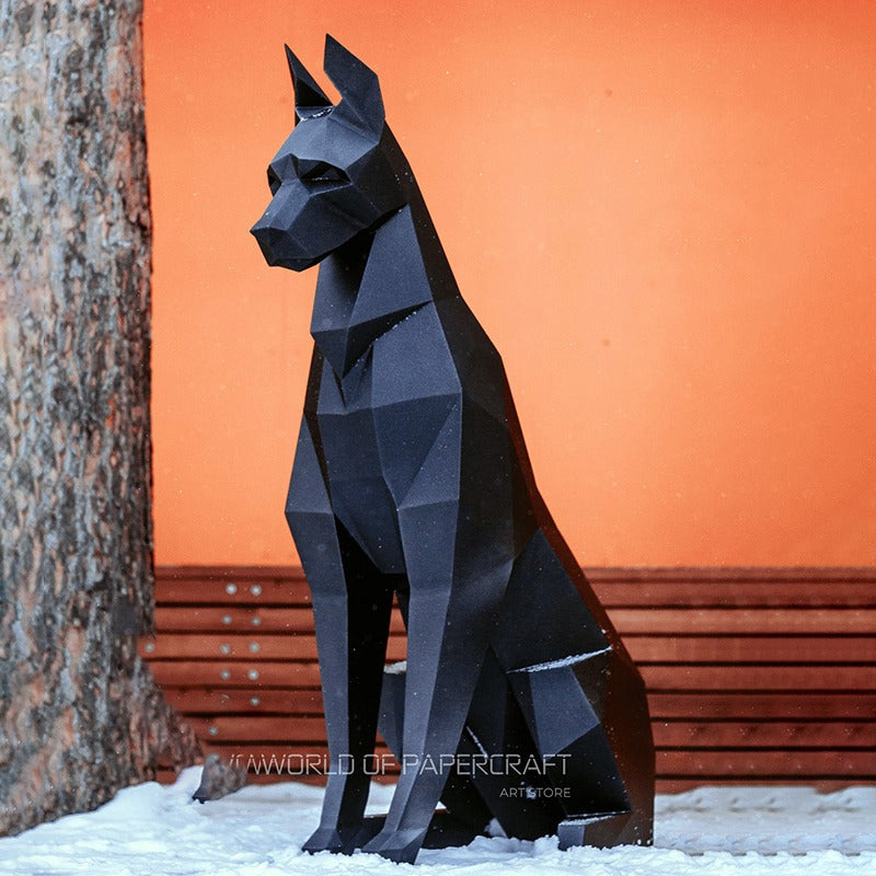 DIY 3D Origami Of Poodles By Hand