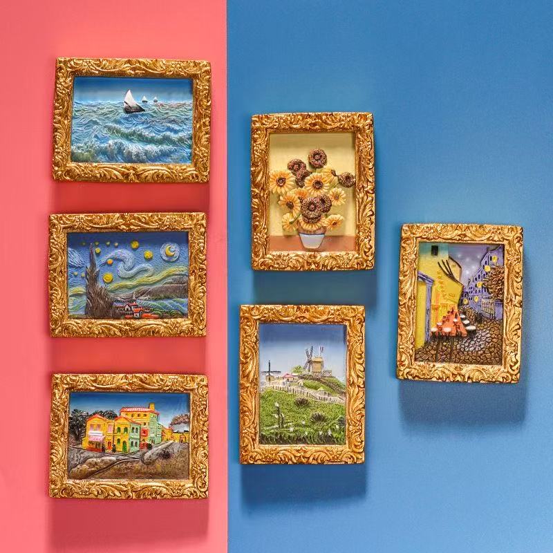 Van Gogh's Oil Painting Fridge Magnets