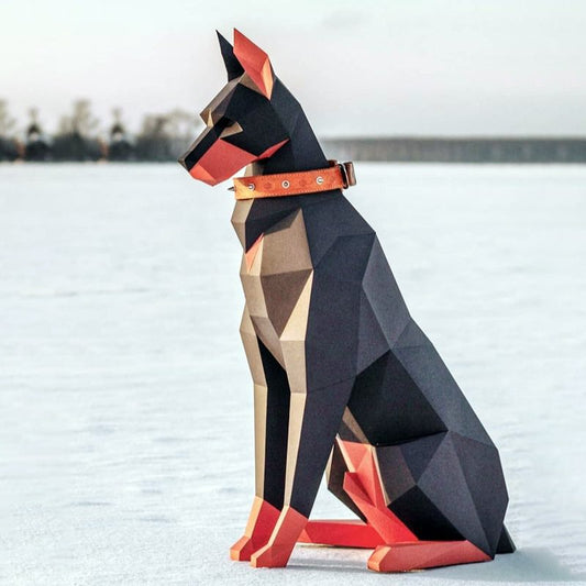 DIY 3D Origami Of Poodles By Hand