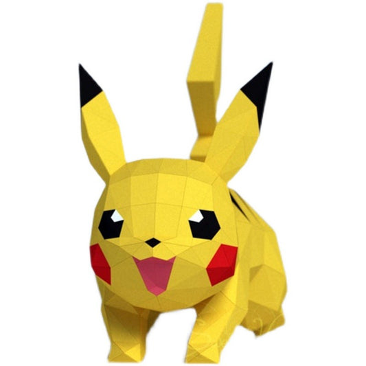 DIY Origami Of Pokemon Pikachu On The Ground