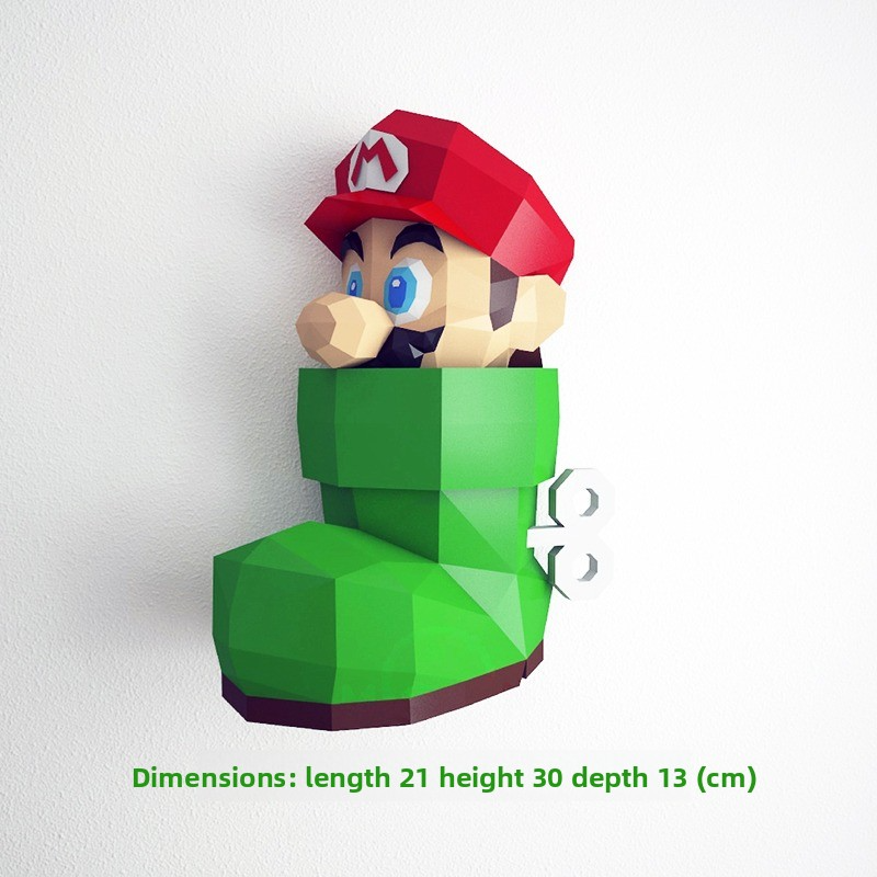 Super Mario DIY Paper Model By Hand