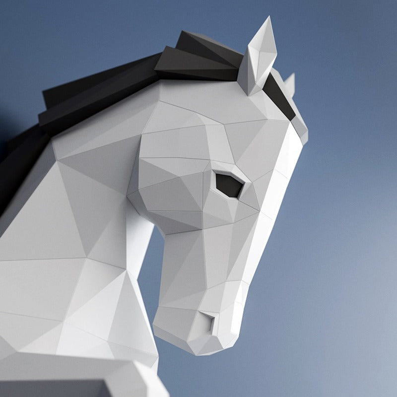 DIY Three-dimensional Origami Of Horses By Hand