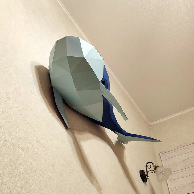 DIY Blue Whale 3D Origami