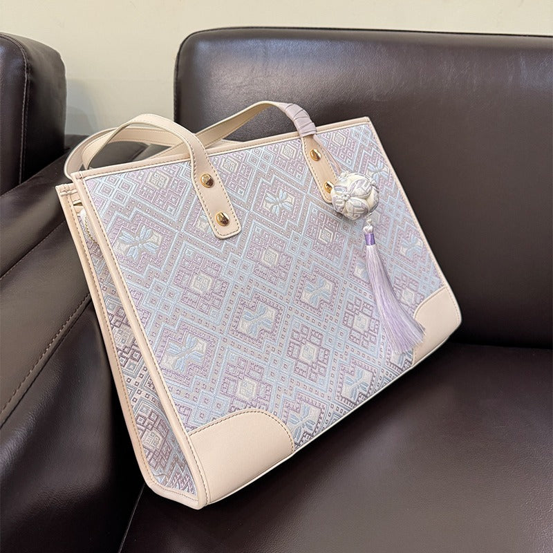 Zhuang brocade square bag - 我的商店