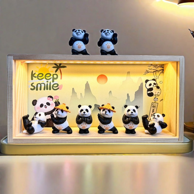 Panda-themed night lights - 我的商店