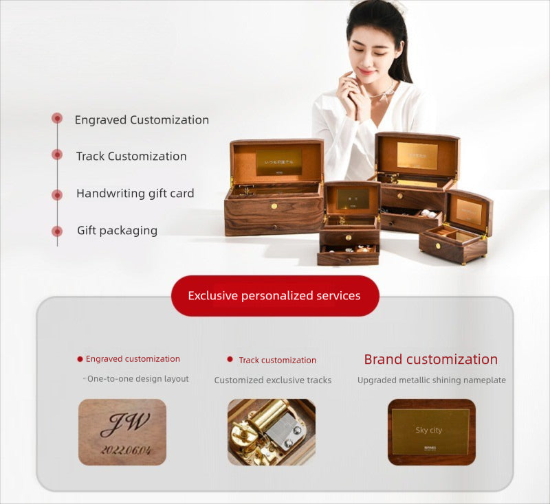 Customized Music Jewelry Boxes And Music Boxes