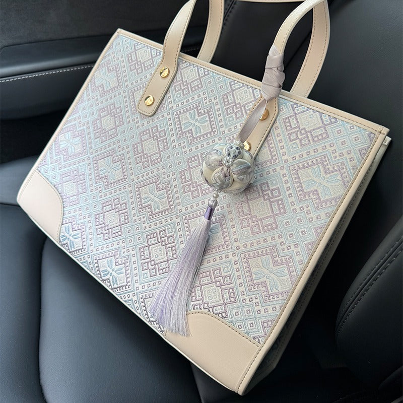 Zhuang brocade square bag - 我的商店