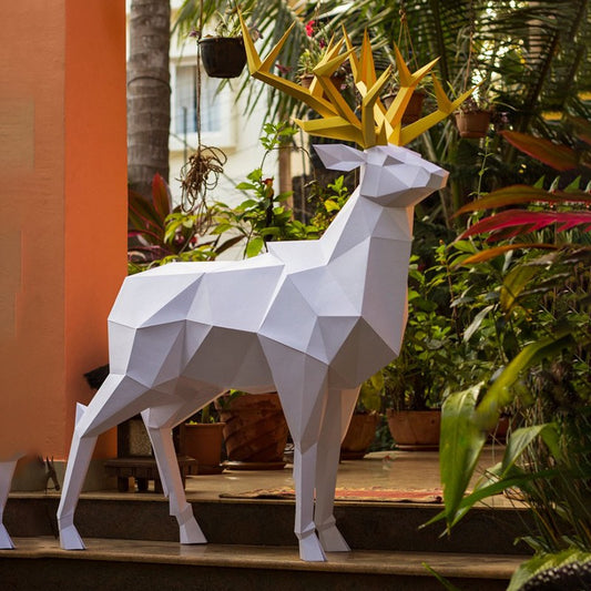 Three-Dimensional Origami Of Deer
