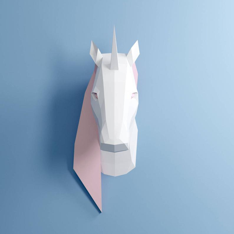 DIY Unicorn 3D Origami