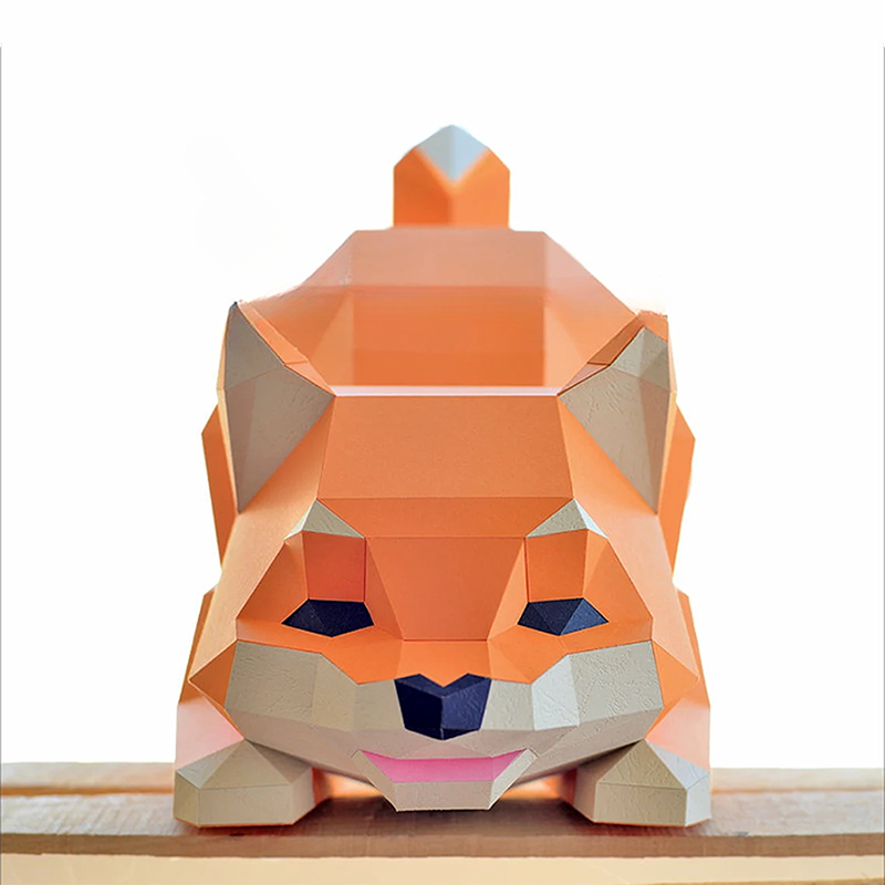 DIY 3D Origami Of A Puppy