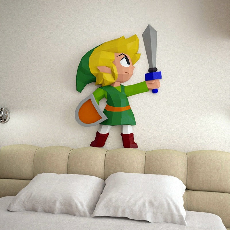 DIY The Legend Of Zelda 3D Origami By Hand