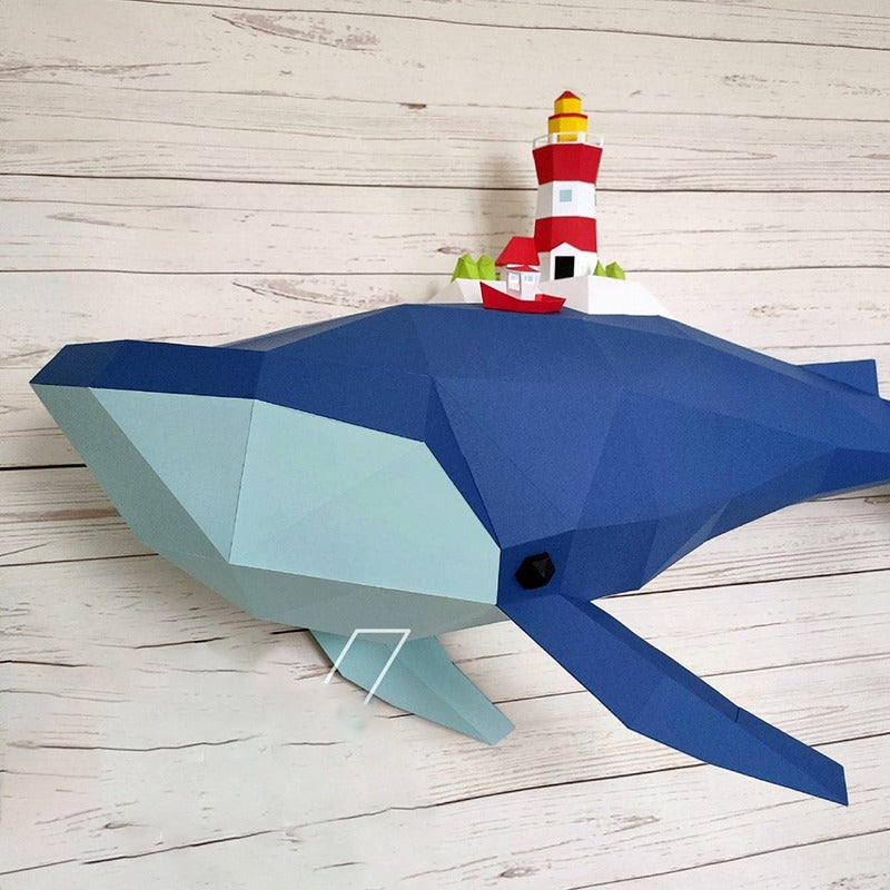 DIY Blue Whale 3D Origami