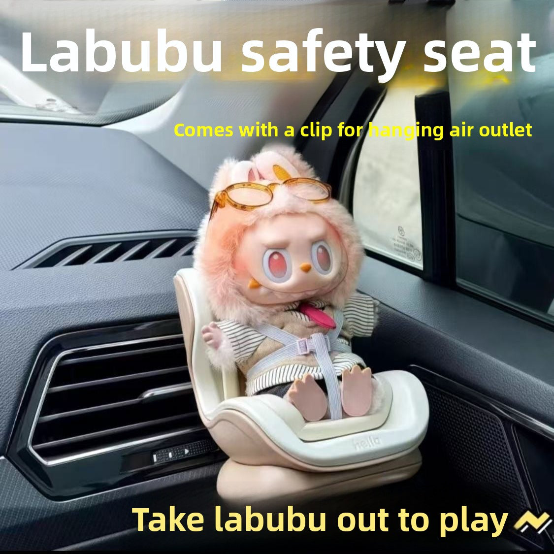 Labub Car Air Outlet Ornaments