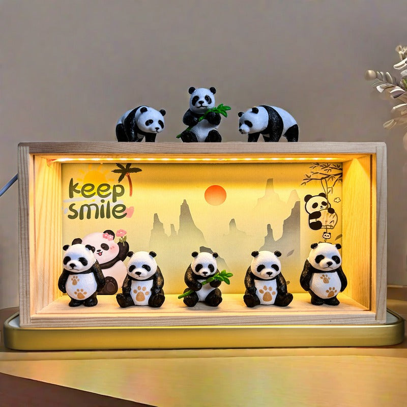 Panda-themed night lights - 我的商店