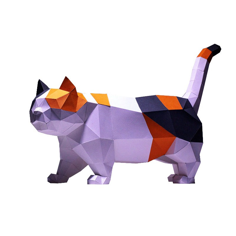 Fat Cat Three-Dimensional Origami