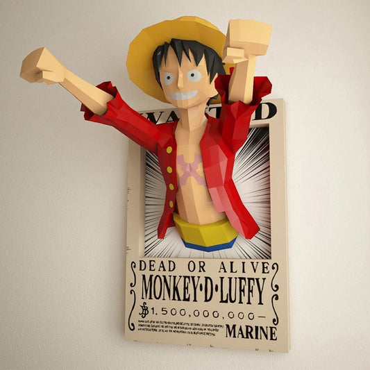 DIY One Piece Luffy 3D Origami