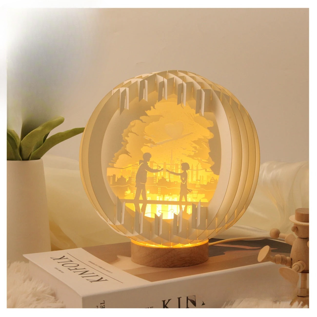 Paper Carving Lamp - 我的商店