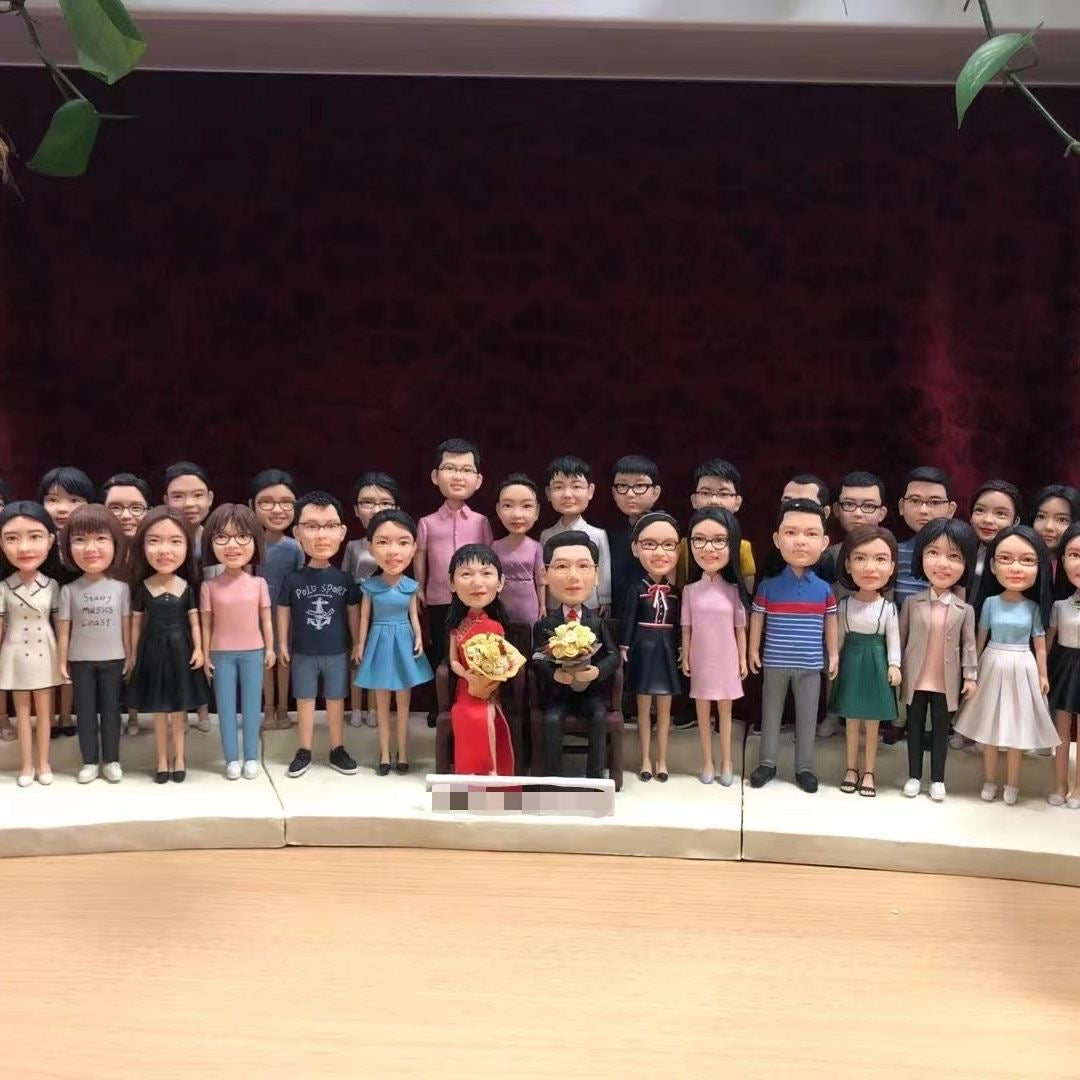 Photo Customization Of Soft Clay Figurines