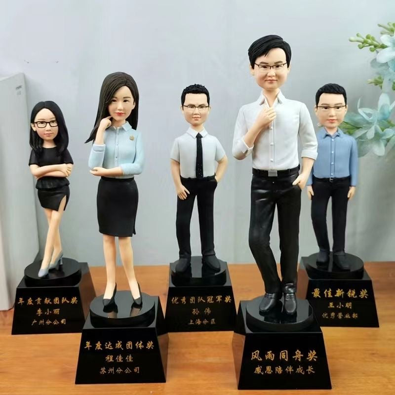 Photo Customization Of Soft Clay Figurines