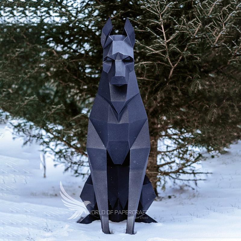 DIY 3D Origami Of Poodles By Hand