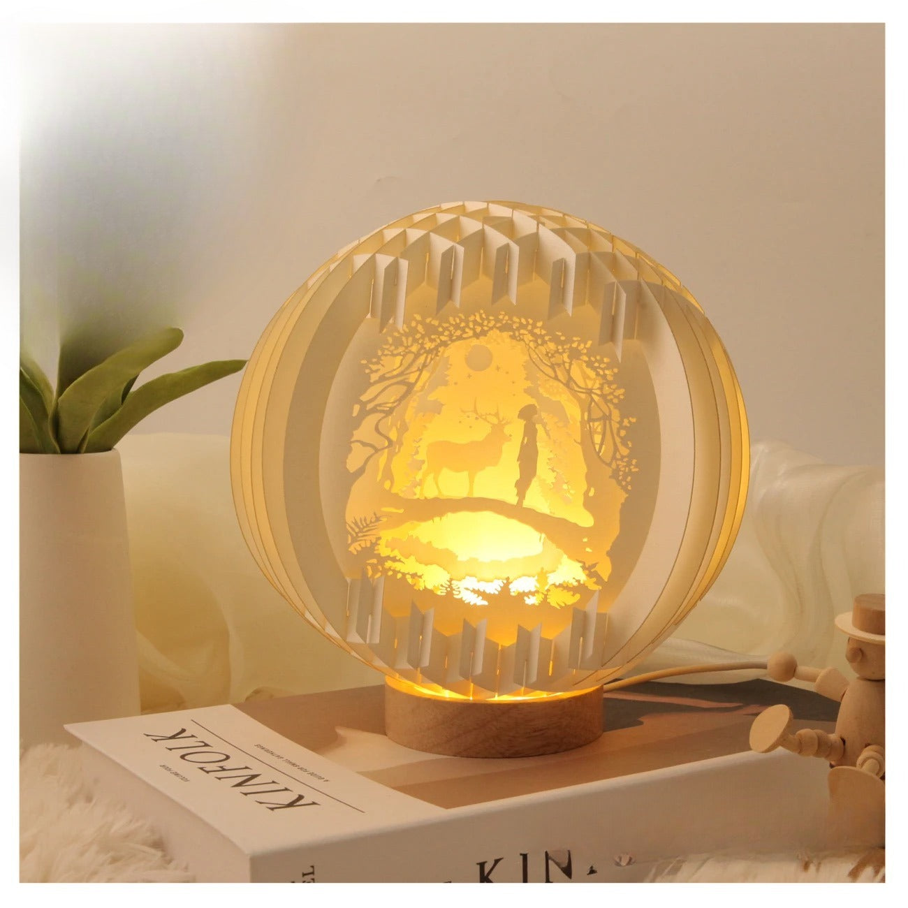 Paper Carving Lamp - 我的商店