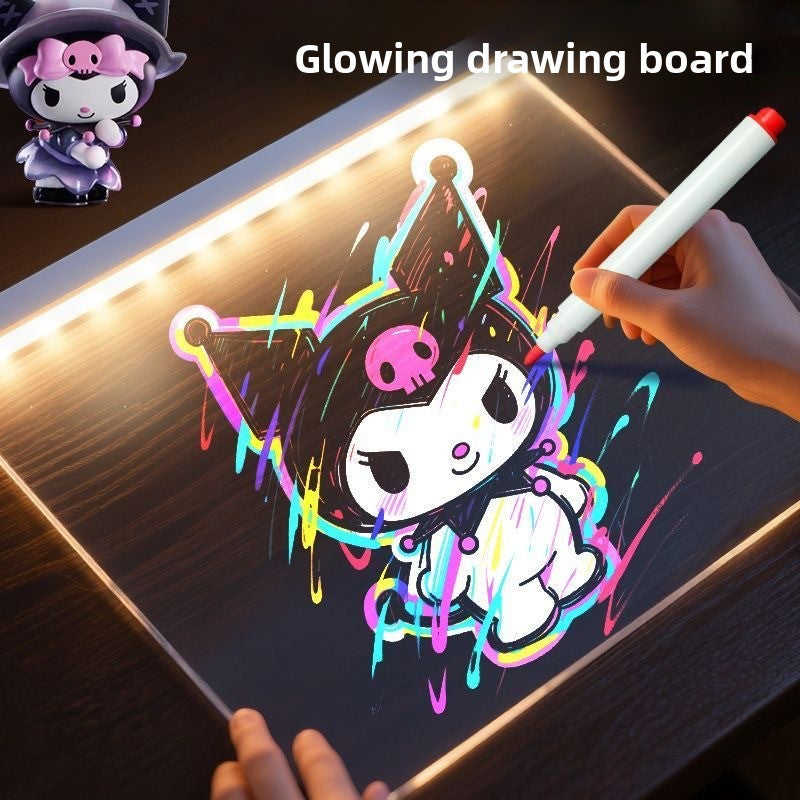 Luminous drawing board