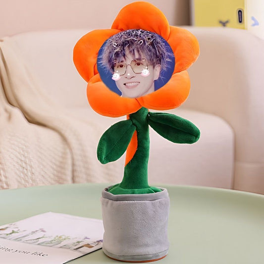 Customized photos of sunflowers learning to speak