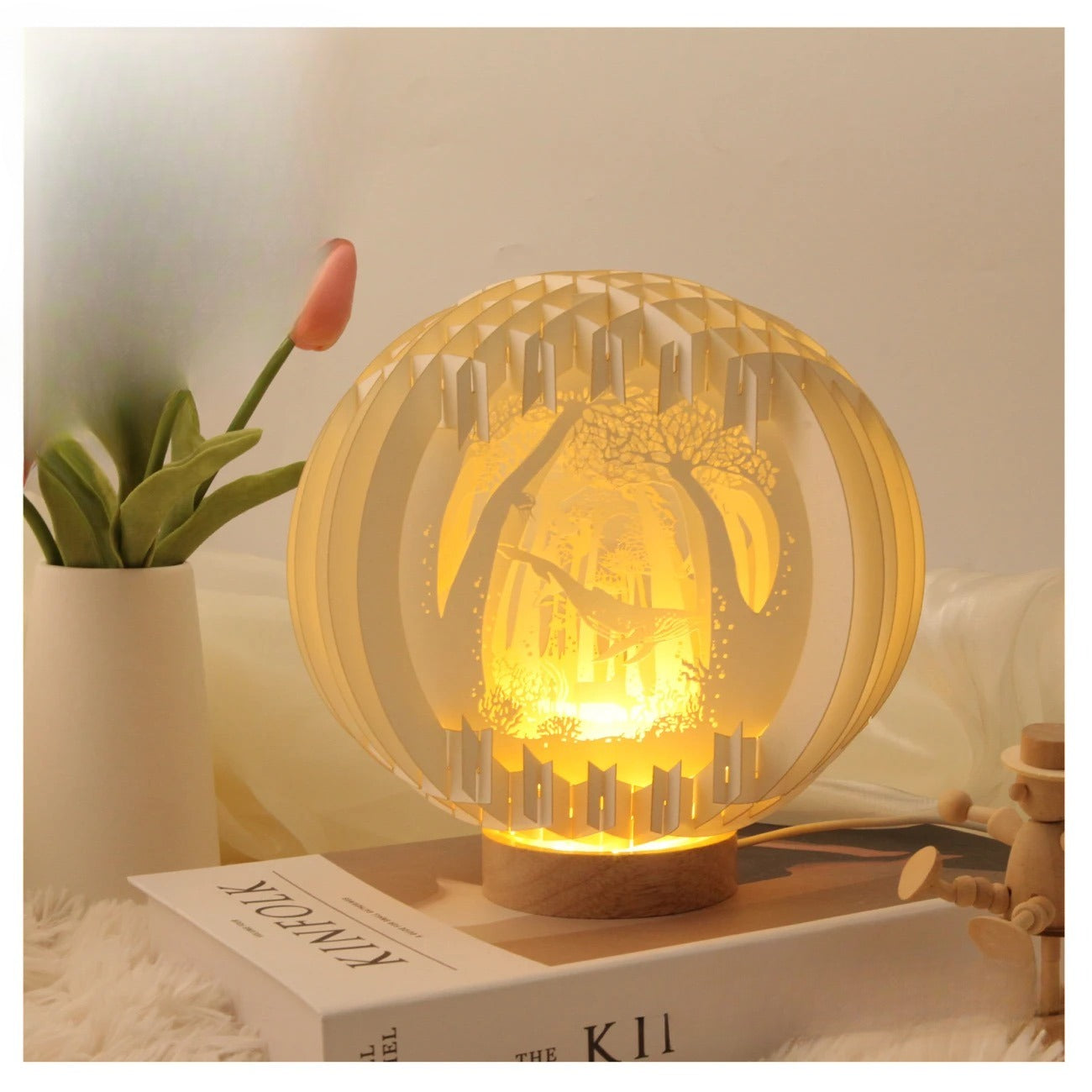 Paper Carving Lamp - 我的商店