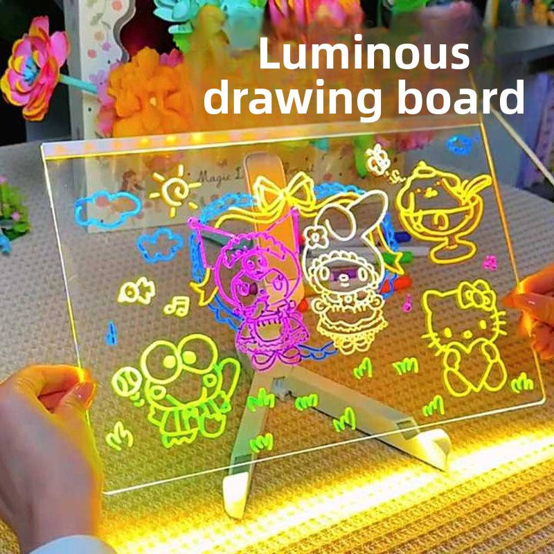Luminous drawing board