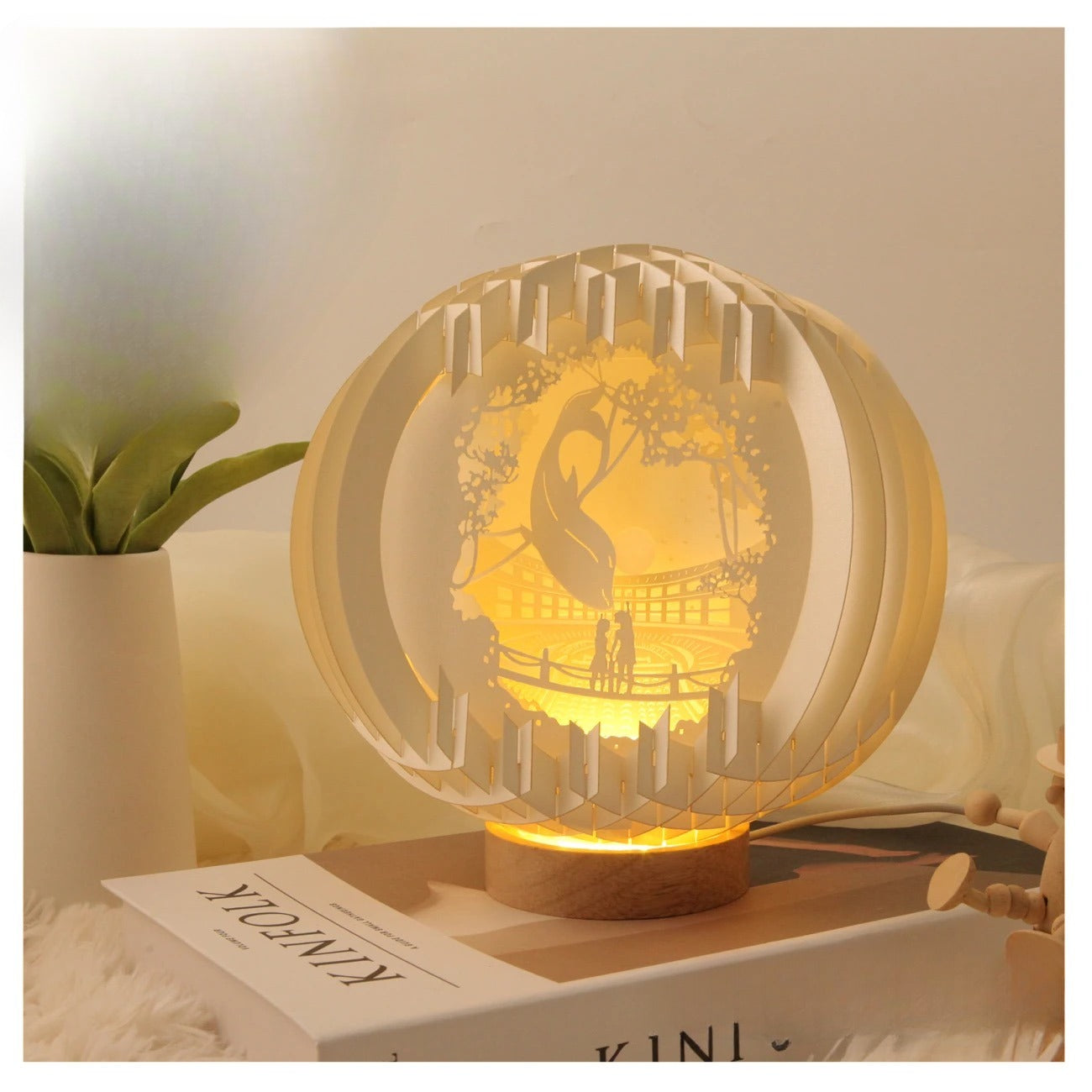 Paper Carving Lamp - 我的商店
