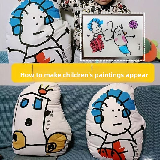 Customized Children's Painting Throw Pillows