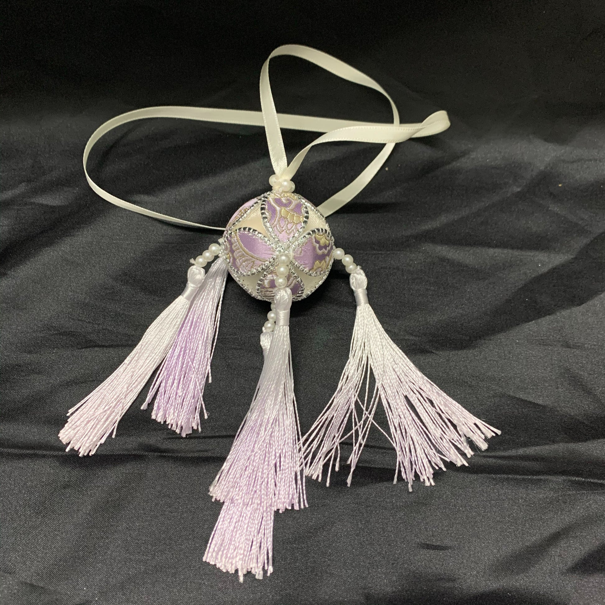 Guangxi handcrafted Zhuang brocade pendant and hydrangea handicraft - 我的商店