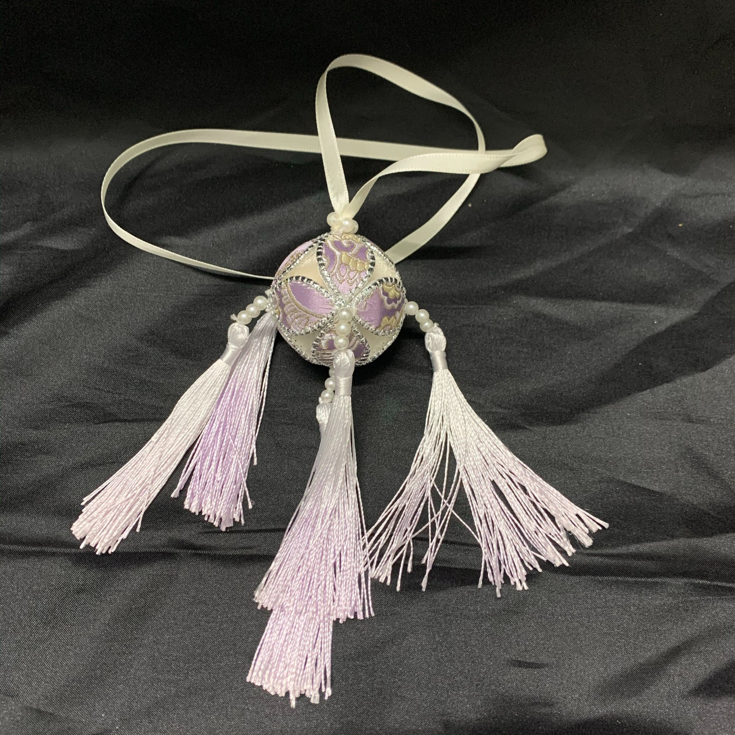 Guangxi handcrafted Zhuang brocade pendant and hydrangea handicraft - 我的商店