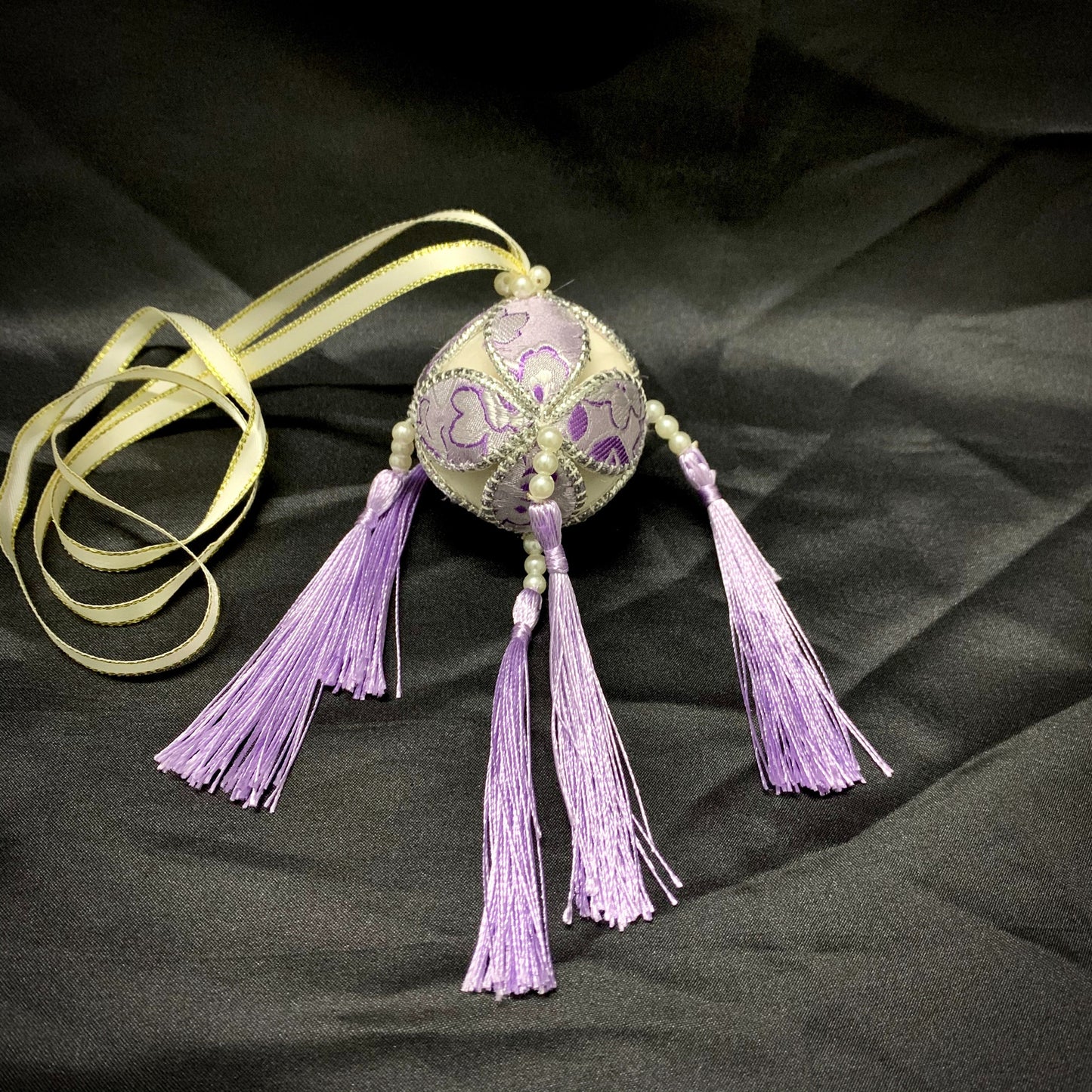 Guangxi handcrafted Zhuang brocade pendant and hydrangea handicraft - 我的商店