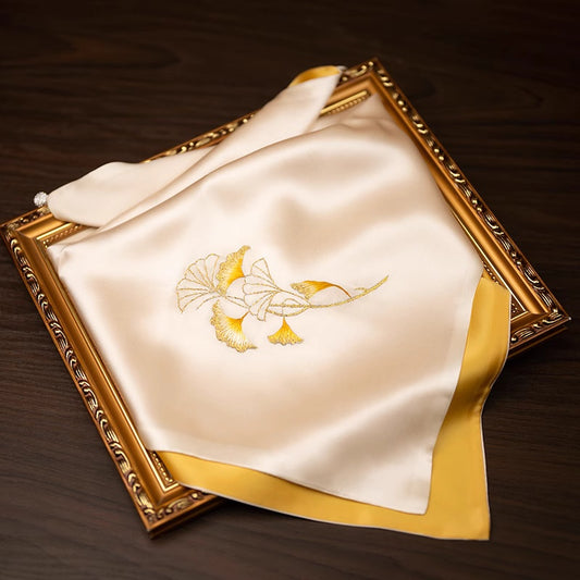 Silk embroidered scarf - 我的商店
