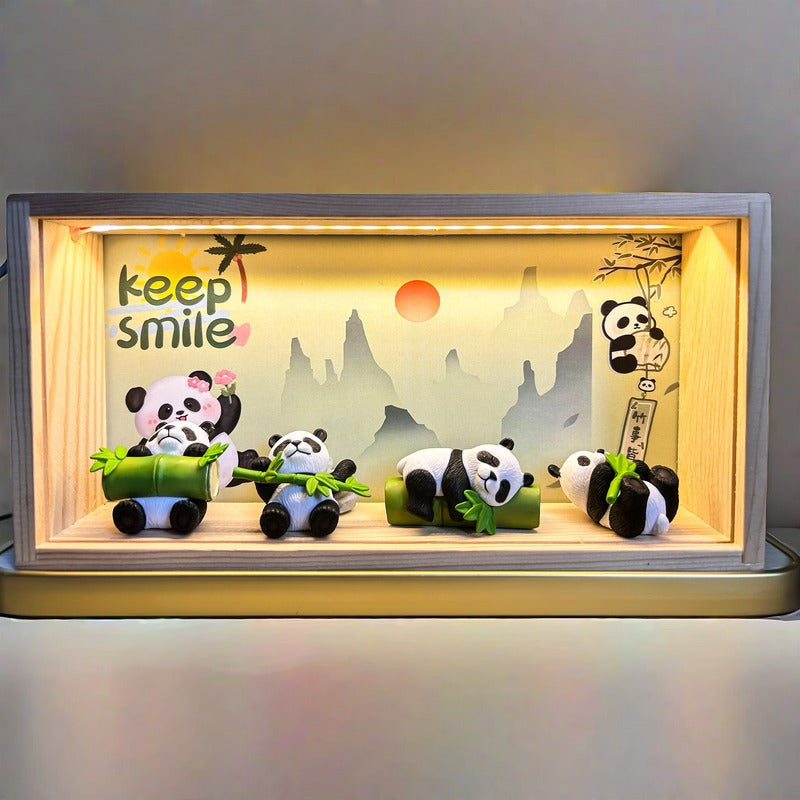 Panda-themed night lights - 我的商店