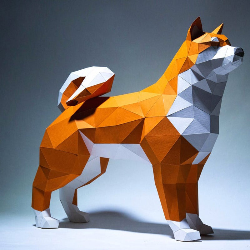 Akita Lnu Three-Dimensional Paper Art