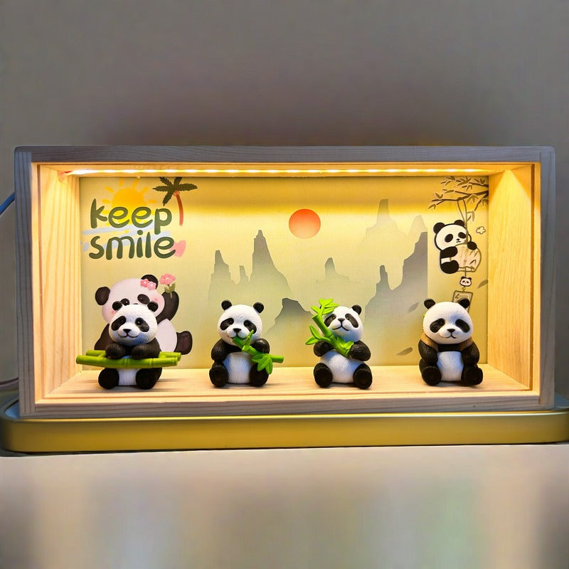 Panda-themed night lights - 我的商店