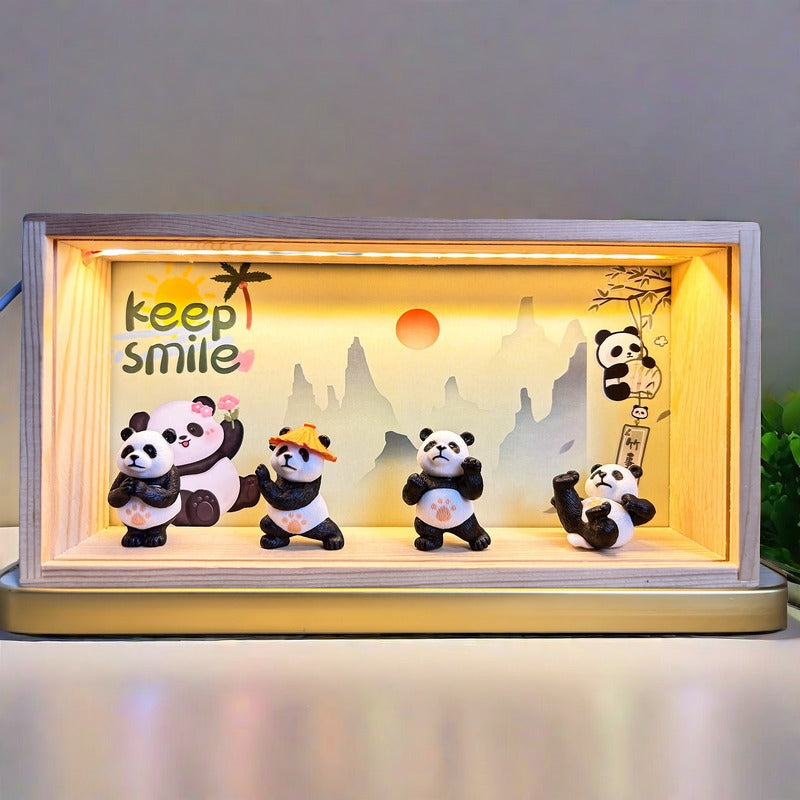 Panda-themed night lights - 我的商店