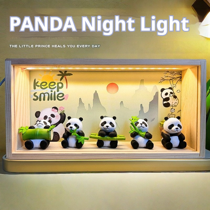 Panda-themed night lights - 我的商店
