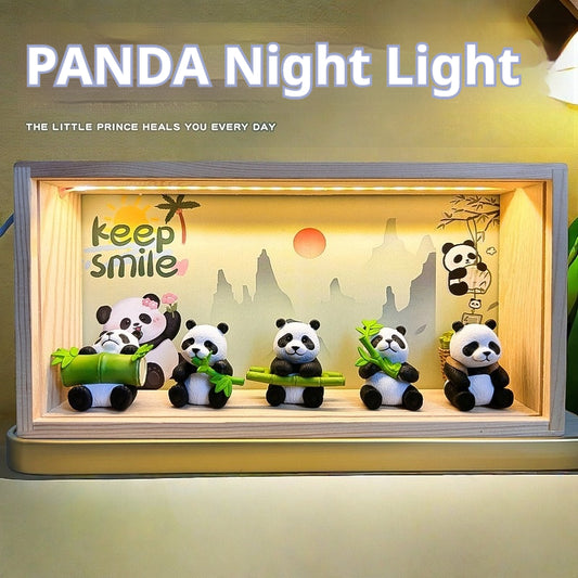 Panda-themed night lights - 我的商店