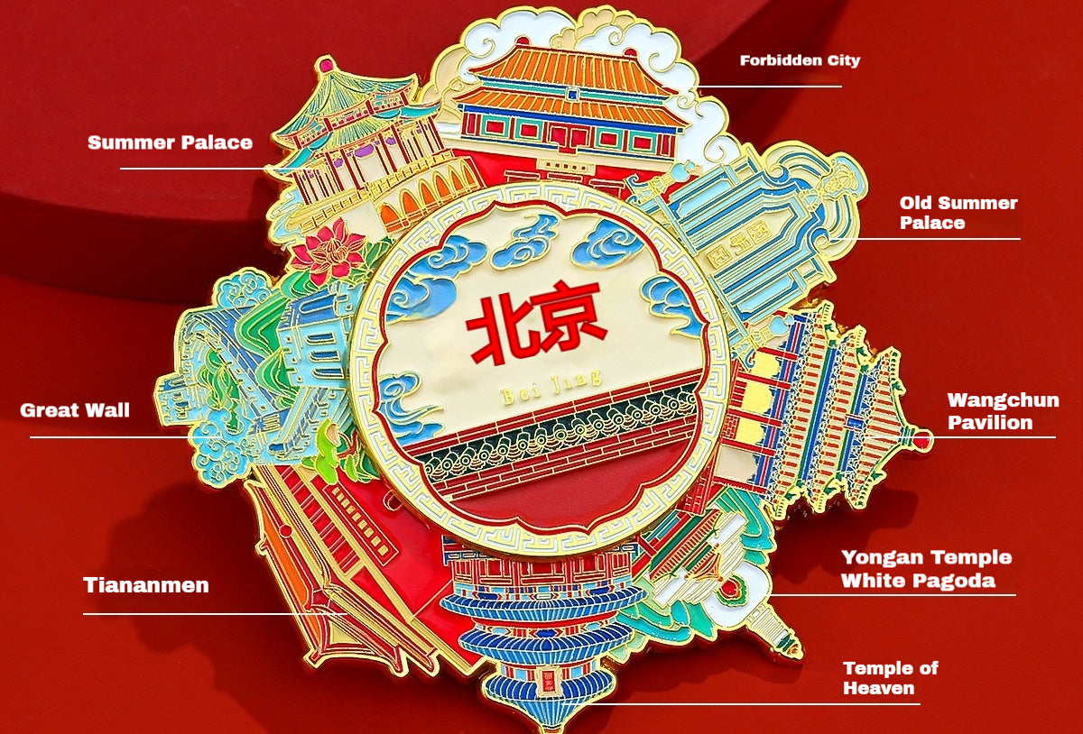 Beijing rotating fridge magnets - 我的商店