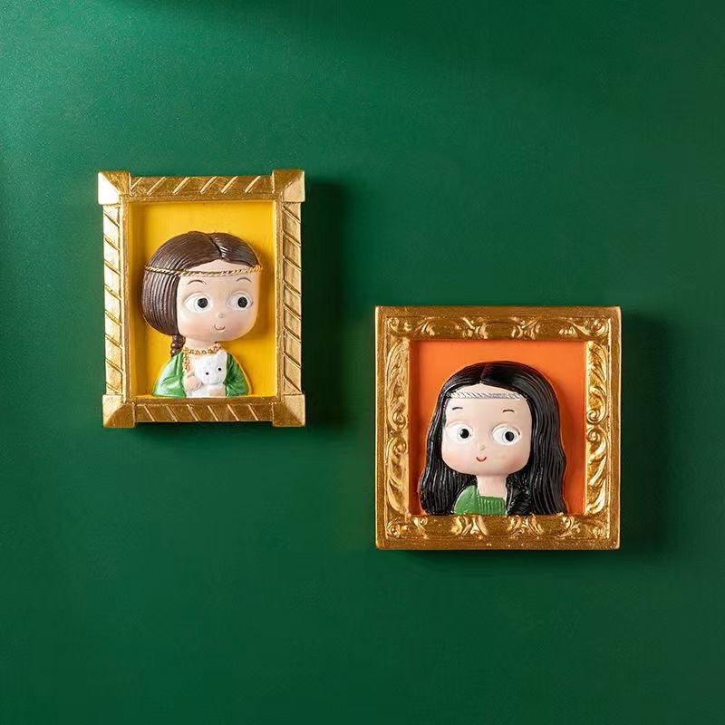 World-Famous Painting Coloring Fridge Magnets
